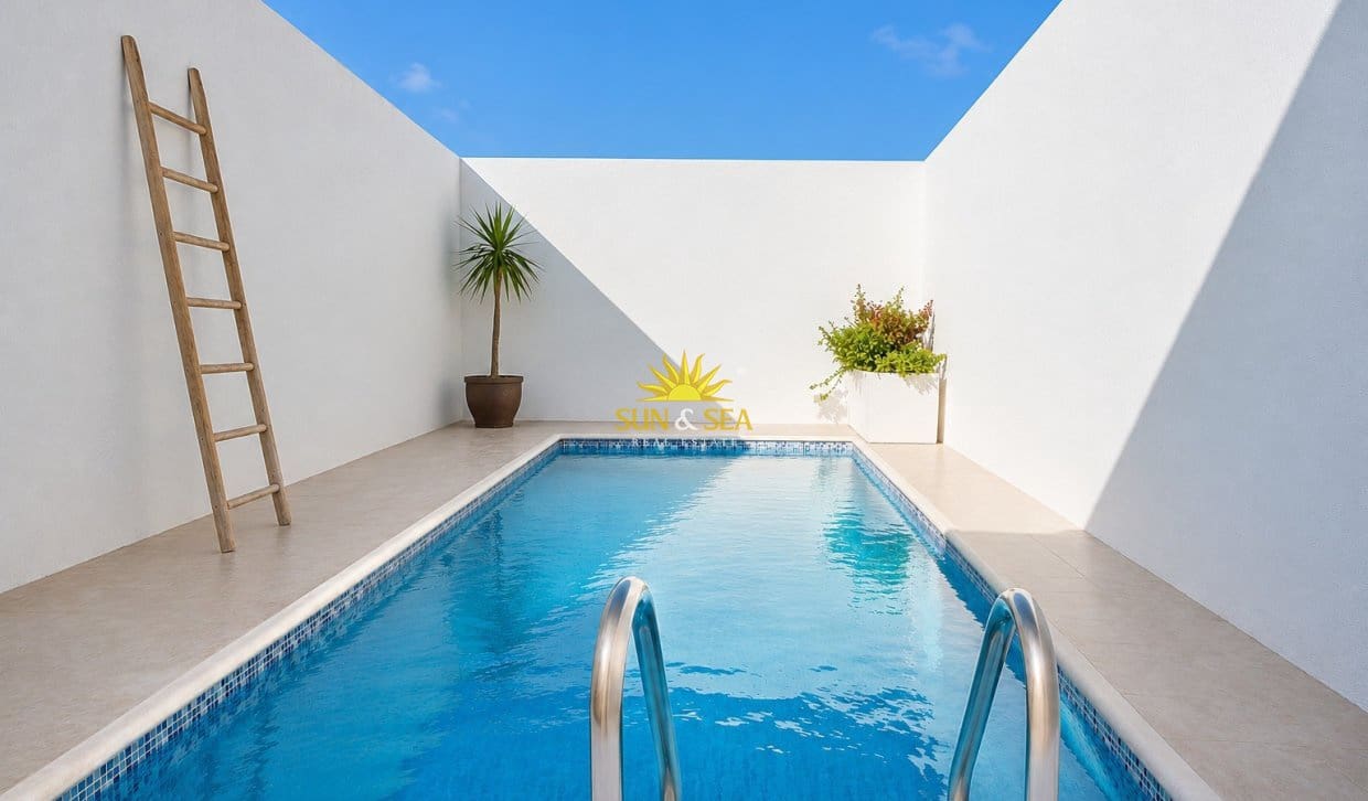 Pareado de 4 habitaciones en Santiago de la Ribera en venta con piscina garaje - 229.000 € (Ref: 9883589)