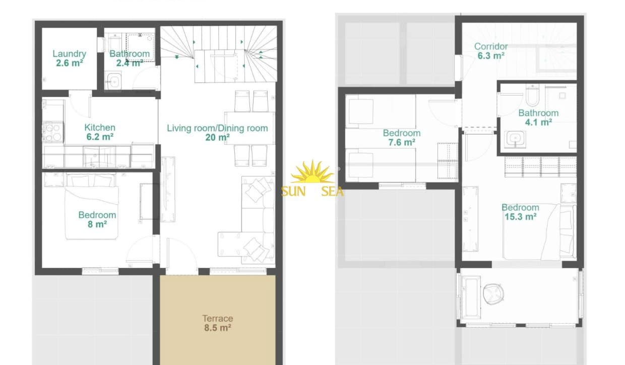 3 soverom Hus til salgs i Los Altos med svømmebasseng - € 279 000 (Ref: 9939019)