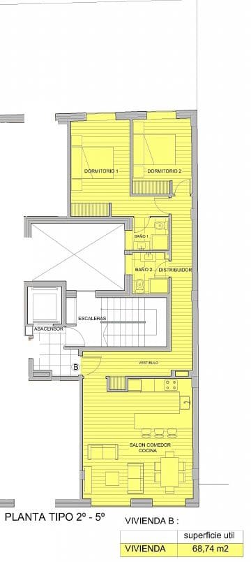 2 soveværelse Lejlighed til salg i Ribeira - € 170.000 (Ref: 9132688)
