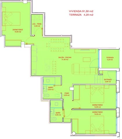 3 slaapkamer Flat te koop in Boiro - € 190.000 (Ref: 9436938)