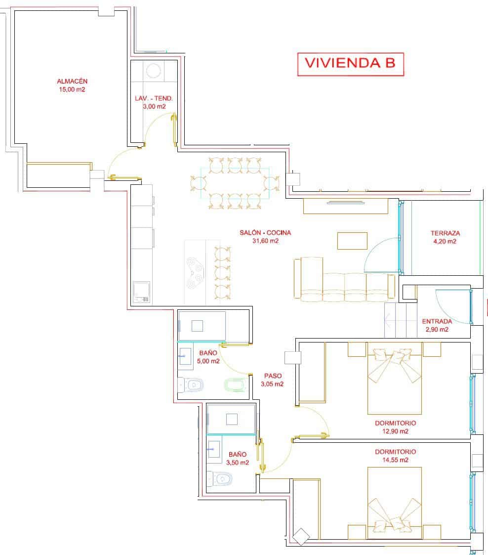 2 bedroom Flat for sale in Boiro - € 190,000 (Ref: 9436938)