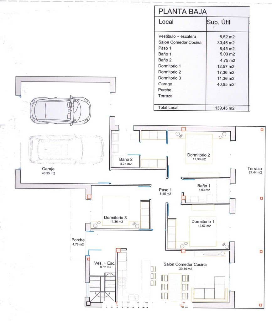 3 quarto Casa em Banda para venda em Boiro com garagem - 460 000 € (Ref: 9470287)
