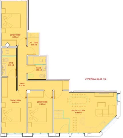 3 chambre Appartement à vendre à Boiro - 190 000 € (Ref: 9830863)