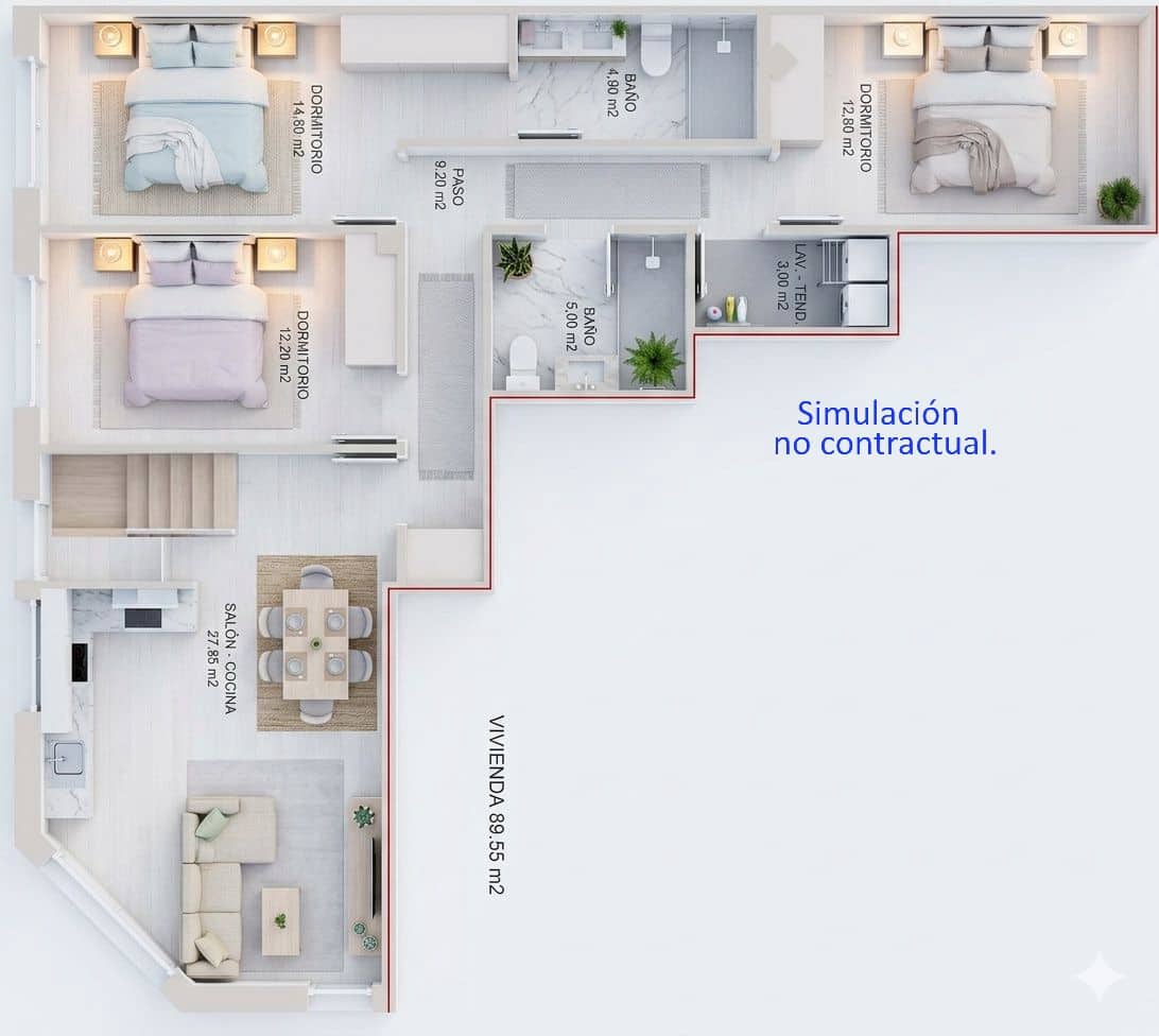 3 chambre Appartement à vendre à Boiro - 190 000 € (Ref: 9830863)