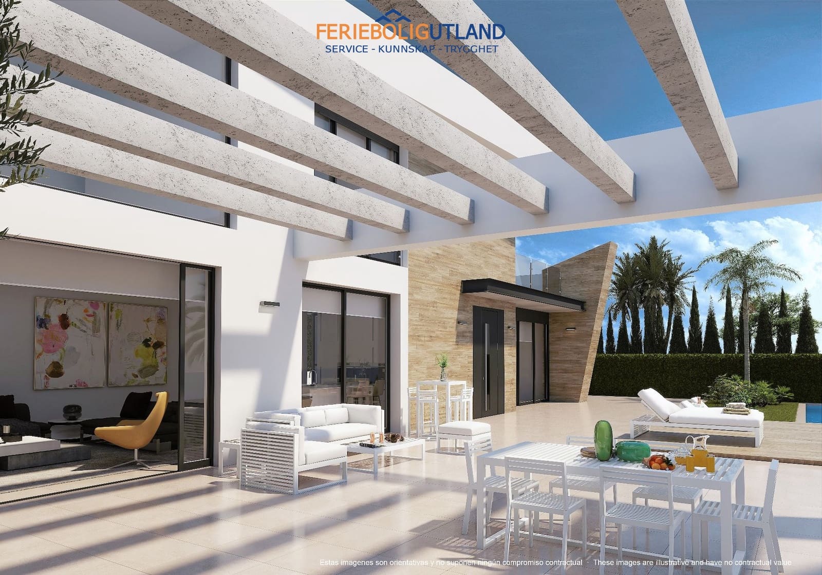 3 sypialnia Willa na sprzedaż w Ciudad Quesada z basenem garażem - 1 099 000 € (Ref: 10000769)