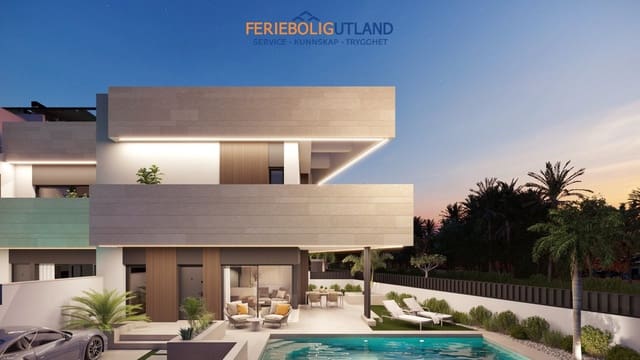 3 soveværelse Villa til salg i Pilar de la Horadada ciudad, Pilar de la Horadada med swimmingpool garage - € 659.000 (Ref: 10000778)