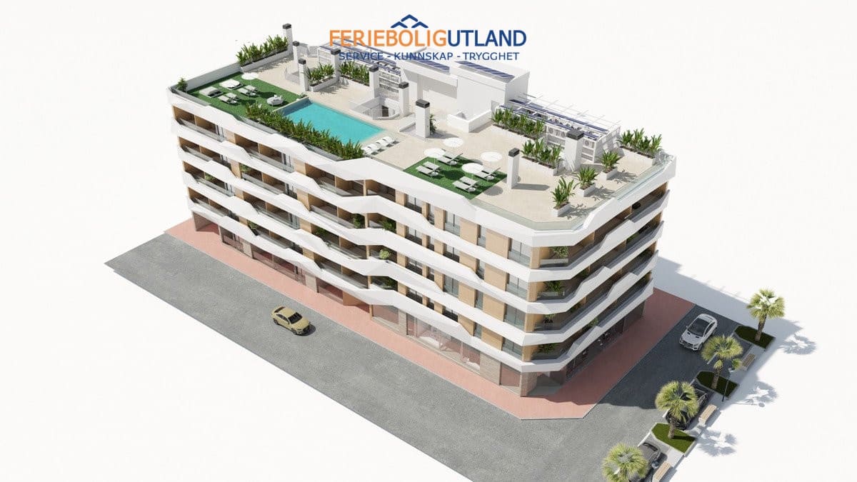2 soverom Leilighet til salgs i Guardamar del Segura med svømmebasseng garasje - € 341 000 (Ref: 10000779)