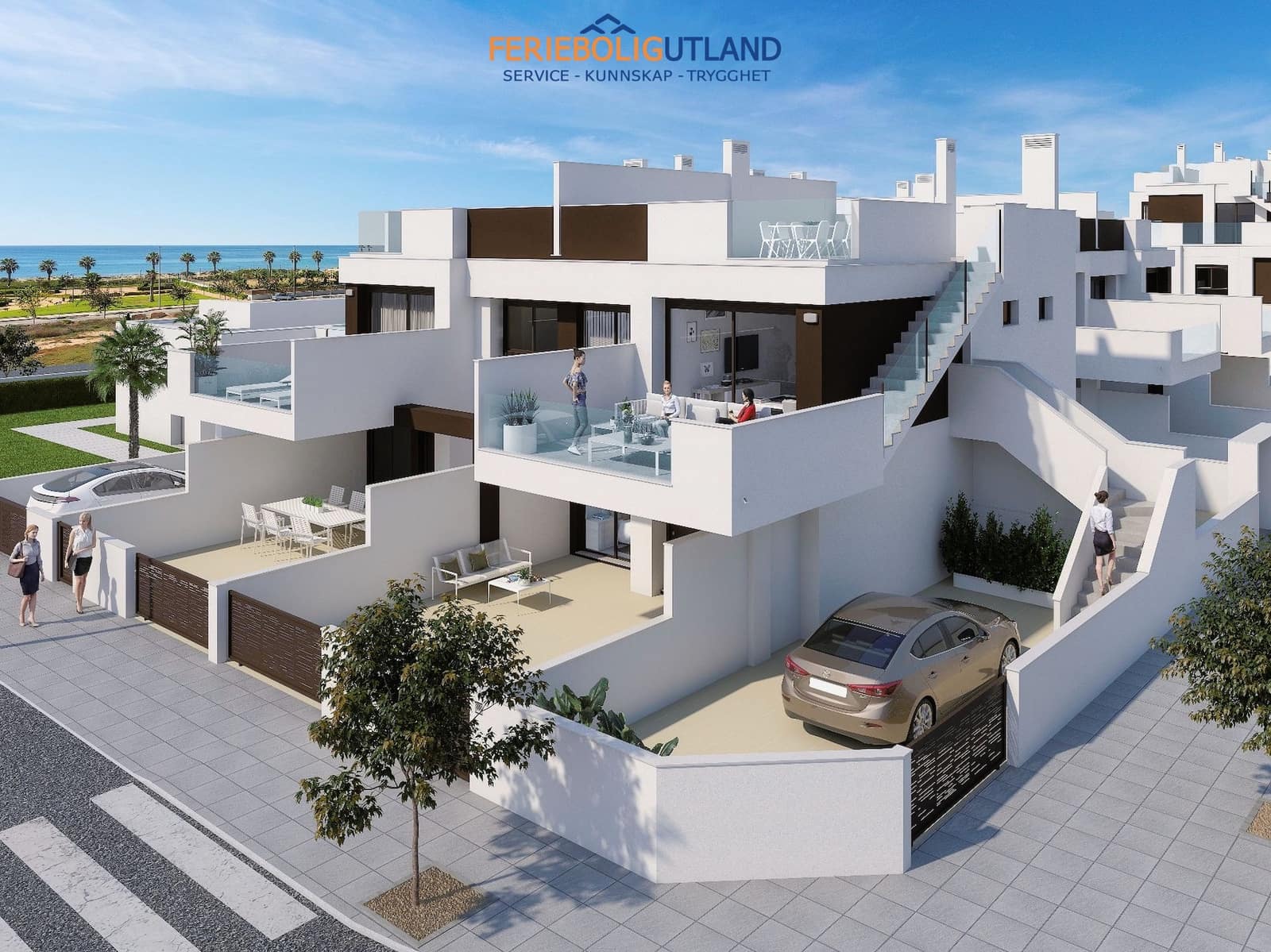 3 sypialnia Bungalow na sprzedaż w Torre de la Horadada z basenem garażem - 369 900 € (Ref: 10000805)