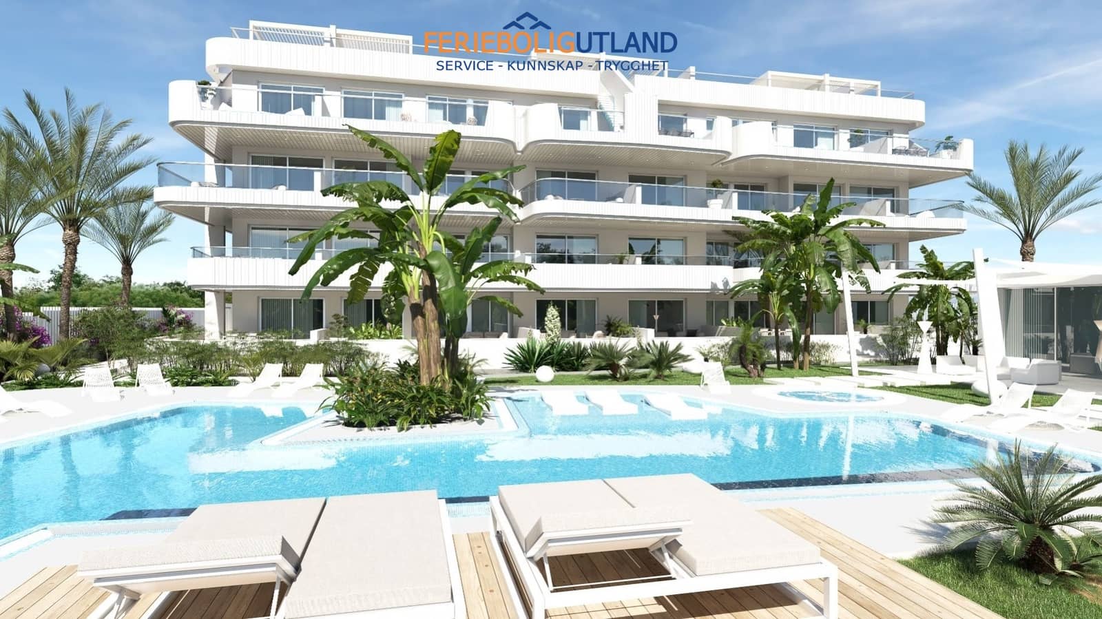 Apartamento de 2 habitaciones en Cabo Roig en venta con piscina garaje - 369.000 € (Ref: 10000808)