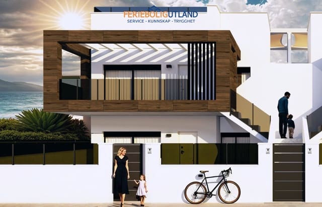 Bungalow de 3 habitaciones en Los Peñascos - El Salero - Los Imbernones, San Pedro del Pinatar en venta con piscina garaje - 288.000 € (Ref: 10000817)
