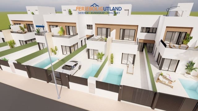 3 soverom Villa til salgs i Santiago de la Ribera, San Javier med svømmebasseng garasje - € 369 900 (Ref: 10000822)