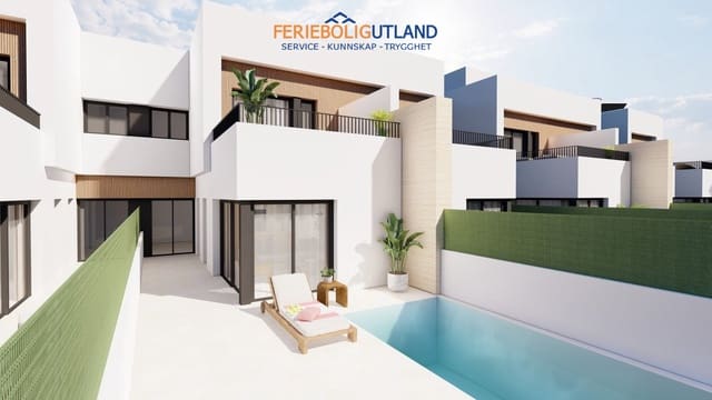 3 soverom Villa til salgs i Santiago de la Ribera, San Javier med svømmebasseng garasje - € 369 900 (Ref: 10000822)