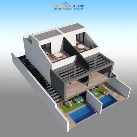 3 soveværelse Villa til salg i Santiago de la Ribera, San Javier med swimmingpool garage - € 420.000 (Ref: 10000828)