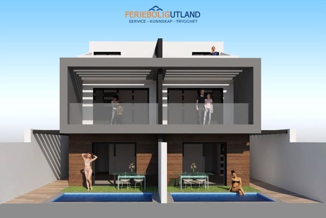 3 soveværelse Villa til salg i Santiago de la Ribera, San Javier med swimmingpool garage - € 420.000 (Ref: 10000828)