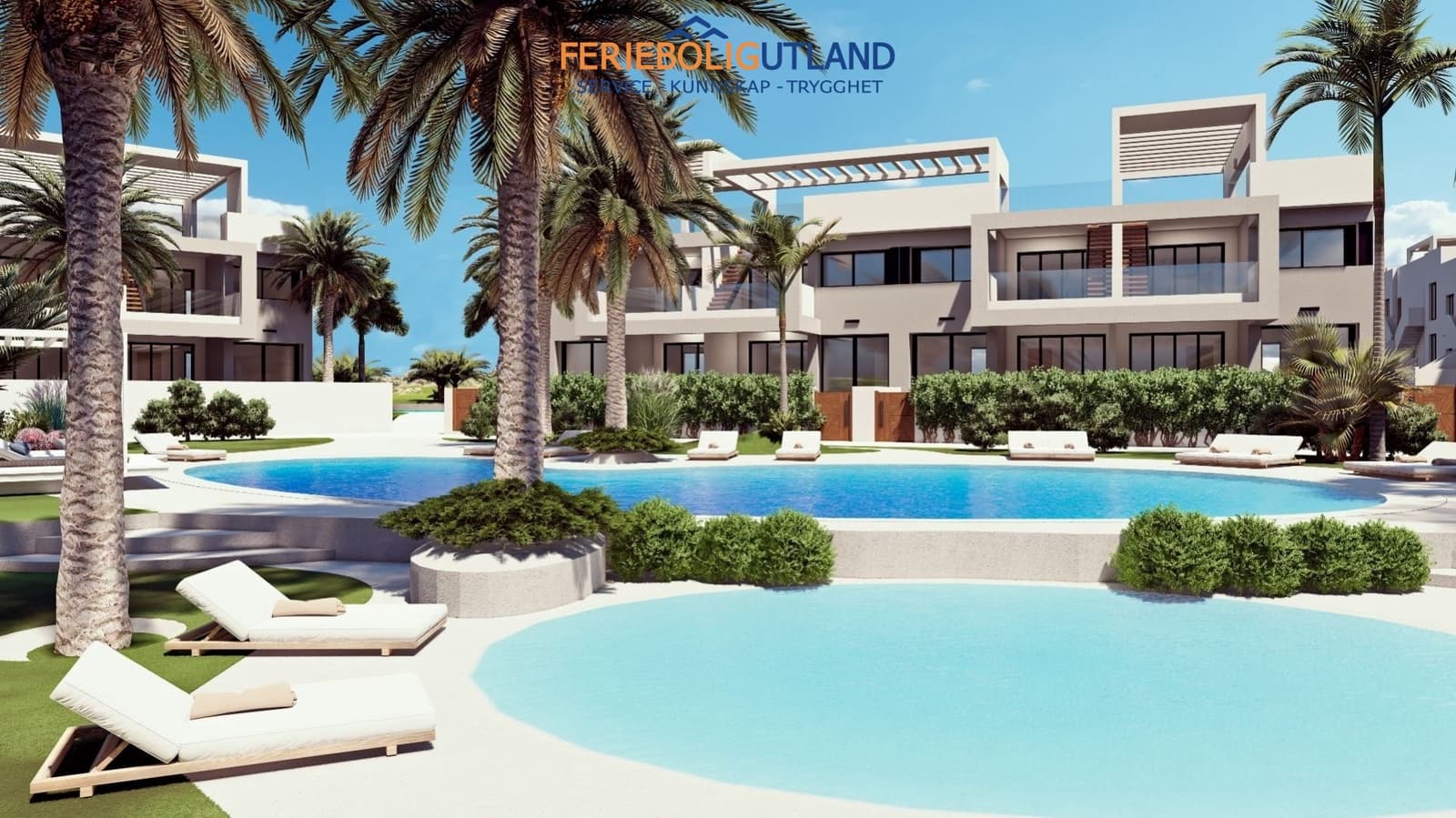 2 soveværelse Bungalow til salg i Torrevieja med swimmingpool - € 309.900 (Ref: 10000829)