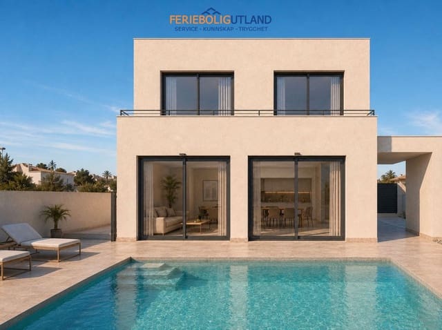 Chalet de 3 habitaciones en El Mojon, Pilar de la Horadada en venta con piscina garaje - 995.000 € (Ref: 10000862)