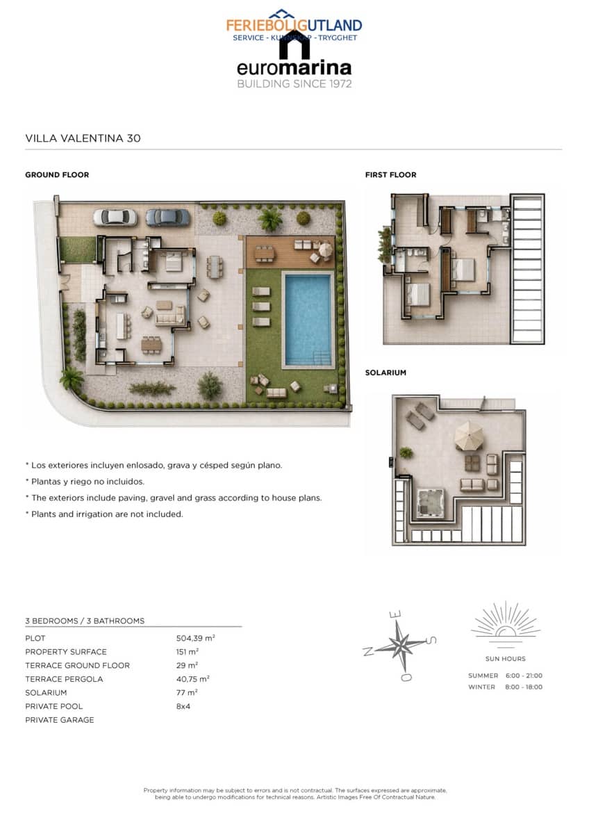 3 slaapkamer Villa te koop in Ciudad Quesada met zwembad garage - € 979.501 (Ref: 10000940)