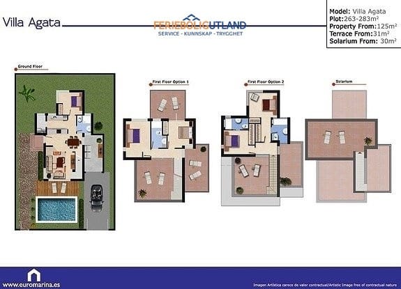 3 chambre Villa/Maison à vendre à Los Alcazares avec piscine garage - 560 021 € (Ref: 10000941)