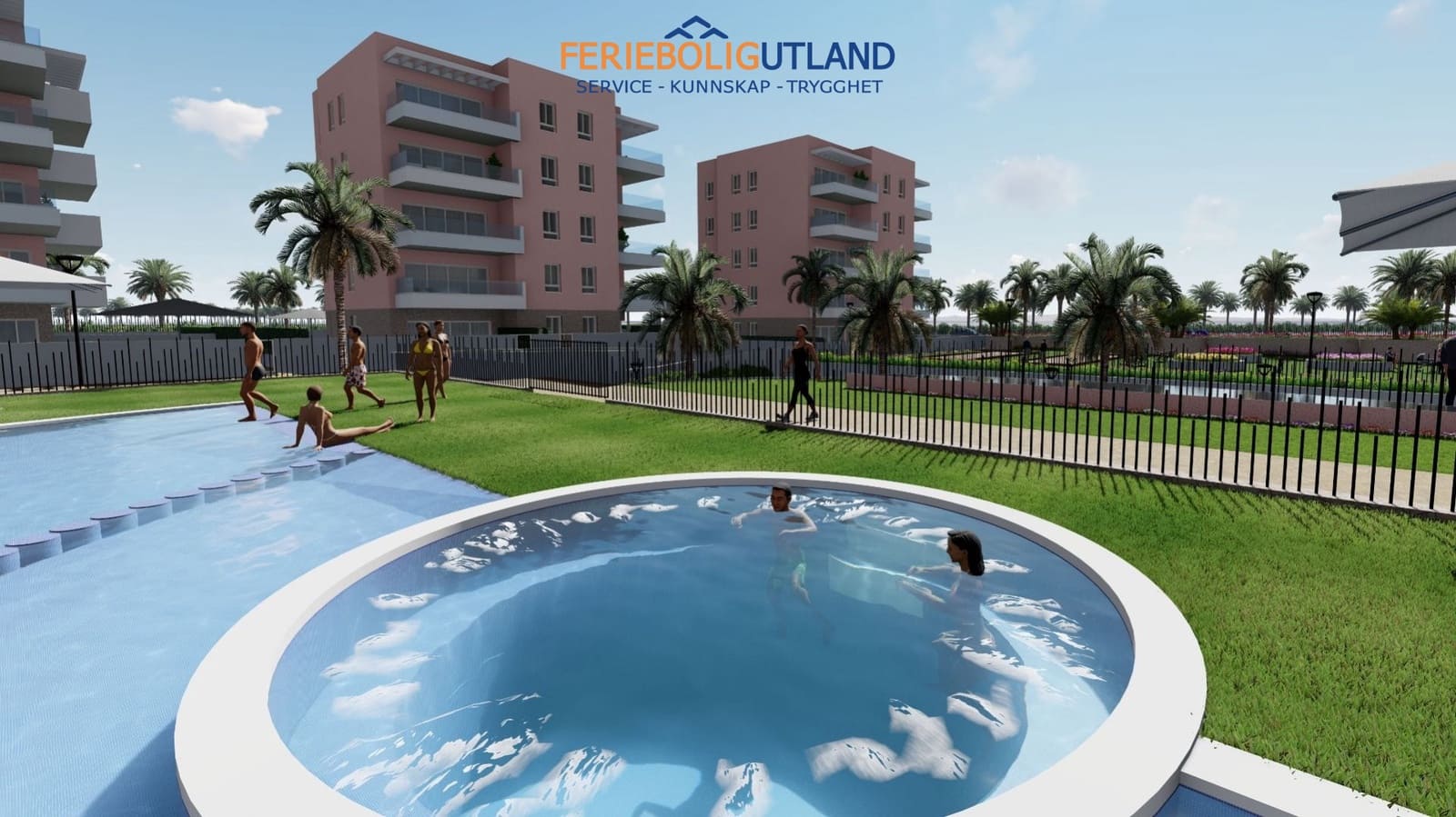 3 sypialnia Apartament na sprzedaż w Guardamar del Segura z basenem - 344 900 € (Ref: 10006863)