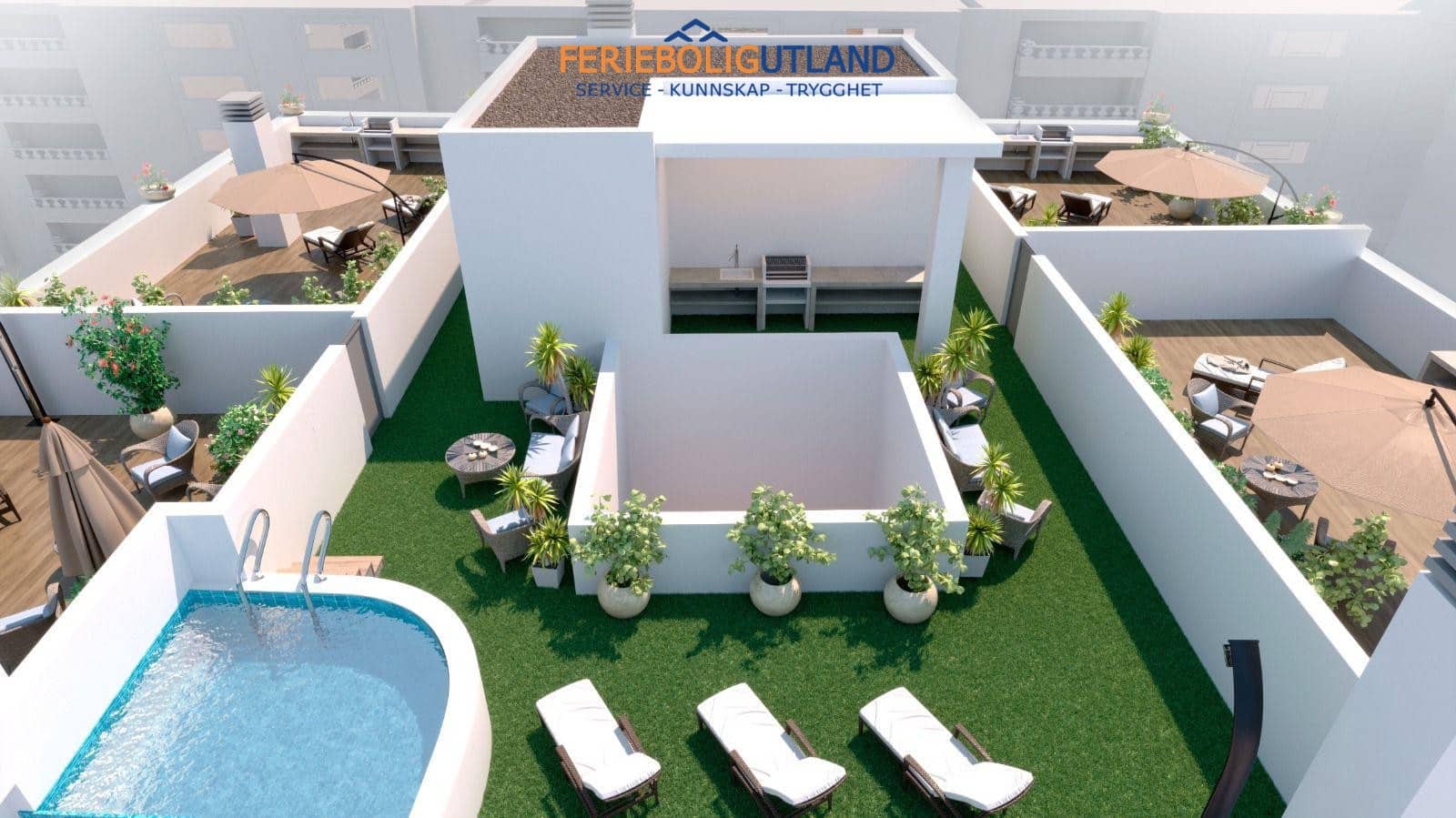 Apartamento de 2 habitaciones en Torrevieja en venta con piscina garaje - 349.000 € (Ref: 10006871)