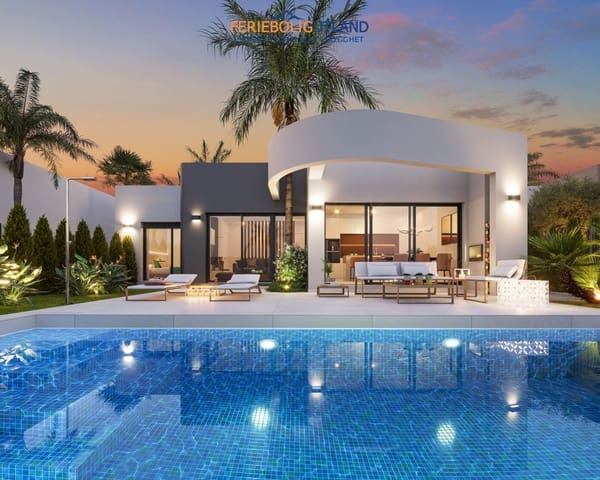3 slaapkamer Villa te koop in Las Lomas de Rame - Bahía Bella, Los Alcázares met zwembad garage - € 550.000 (Ref: 10006892)