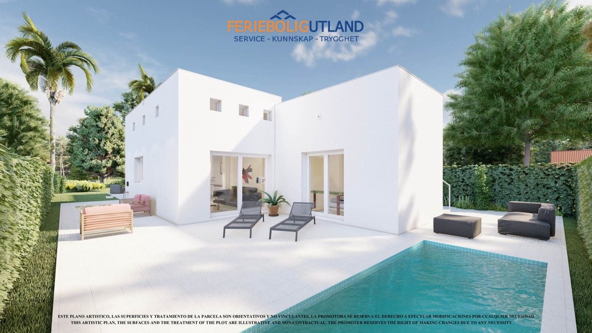 3 Zimmer Villa zu verkaufen in Los Alcazares mit Pool - 397.650 € (Ref: 10006922)