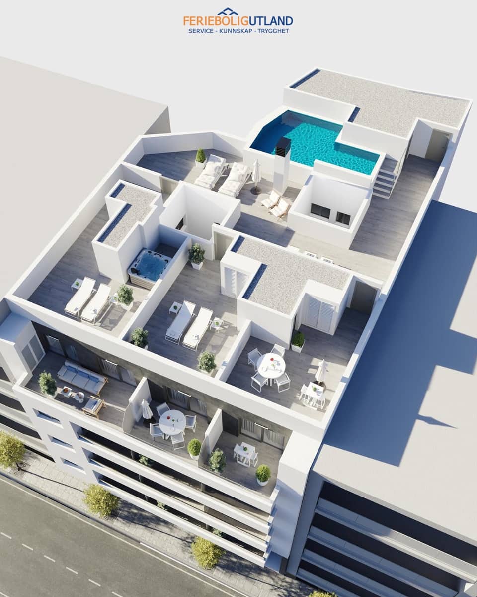 Apartamento de 3 habitaciones en Torrevieja en venta con piscina - 329.000 € (Ref: 10006989)