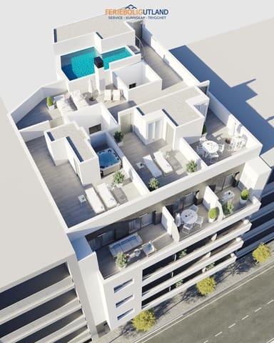 Apartamento de 3 habitaciones en Centro - Muelle Pesquero, Torrevieja en venta con piscina - 329.000 € (Ref: 10006989)