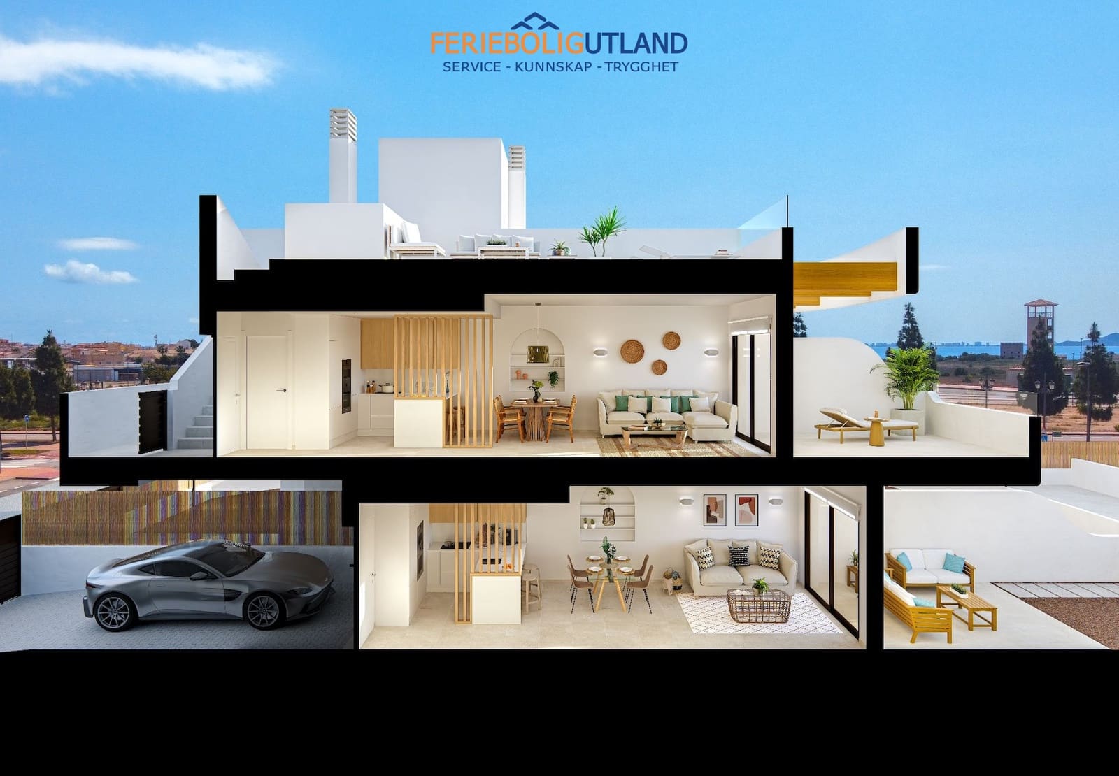 3 Zimmer Apartment zu verkaufen in Los Alcazares mit Pool Garage - 399.000 € (Ref: 10007001)