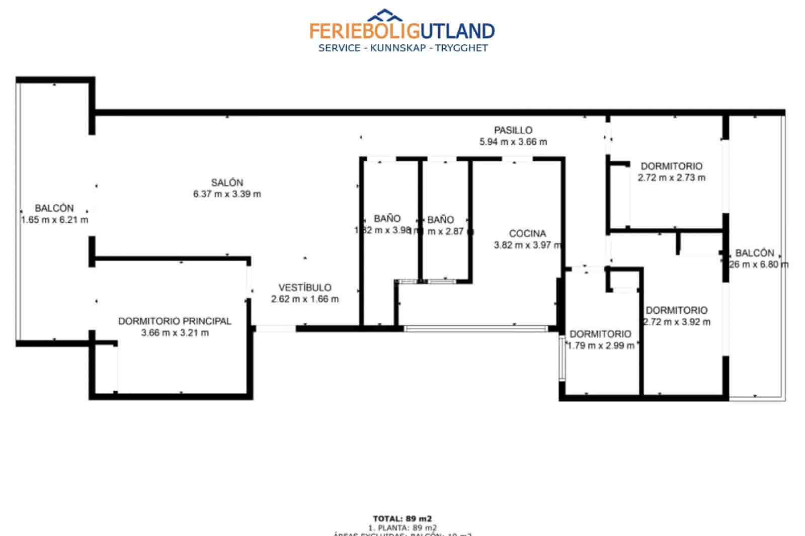4 soveværelse Lejlighed til salg i Torrevieja - € 379.000 (Ref: 10007014)