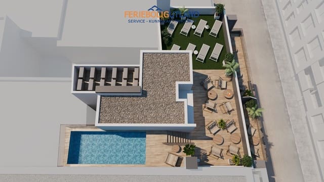 2 soverom Leilighet til salgs i Las Piscinas Naturales, Torrevieja med svømmebasseng - € 255 000 (Ref: 10007019)