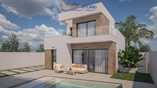 Chalet de 2 habitaciones en Pinar de Campoverde, Pilar de la Horadada en venta con piscina garaje - 490.000 € (Ref: 10007049)
