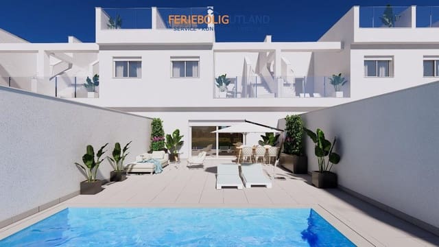 3 soveværelse Semi-Rækkehus til salg i Las Lomas de Rame - Bahía Bella, Los Alcázares med swimmingpool garage - € 382.000 (Ref: 10007051)