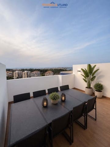 2 sypialnia Penthouse na sprzedaż w Punta Prima, Orihuela z basenem garażem - 589 900 € (Ref: 10042011)