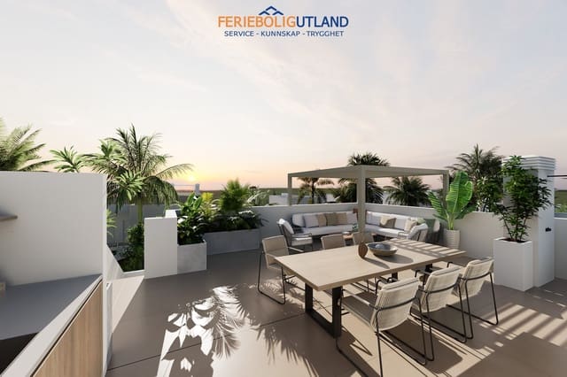 3 makuuhuone Omakotitalo myytävänä paikassa Las Lomas de Rame - Bahía Bella, Los Alcázares mukana uima-altaan 
autotalli - 320 000 € (Ref: 10062355)
