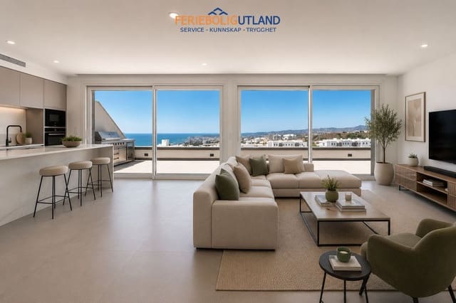 3 soveværelse Penthouse til salg i El Higuerón, Fuengirola med swimmingpool garage - € 1.225.000 (Ref: 10079000)