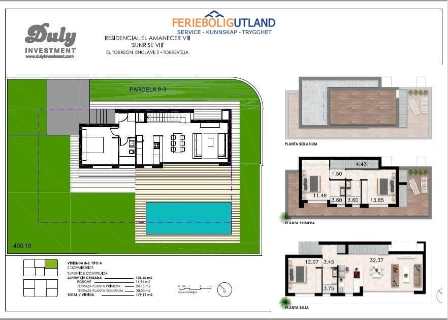 3 Zimmer Villa zu verkaufen in Torrevieja mit Pool - 749.900 € (Ref: 10079011)