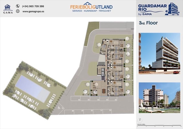 3 camera da letto Attico in vendita in Puerto Deportivo, Guardamar del Segura con piscina garage - 499.000 € (Rif: 10170238)