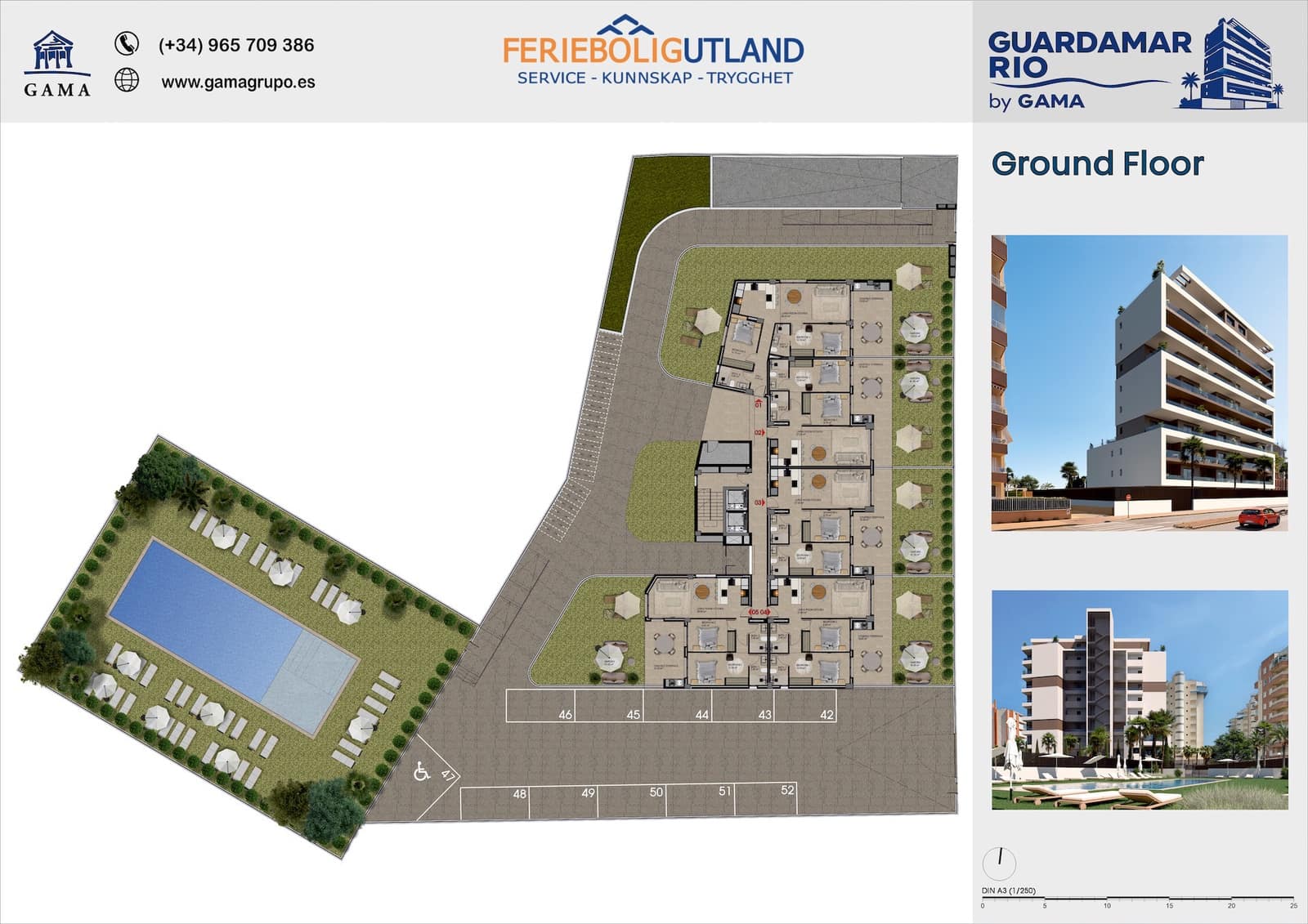3 Zimmer Penthouse zu verkaufen in Guardamar del Segura mit Pool Garage - 499.000 € (Ref: 10170238)