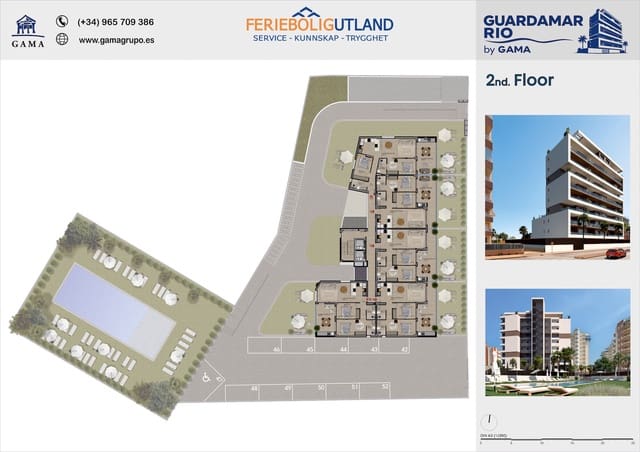 2 Zimmer Apartment zu verkaufen in Puerto Deportivo, Guardamar del Segura mit Pool Garage - 275.000 € (Ref: 10170239)