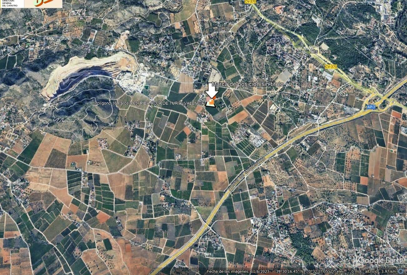 Ubebygd land til salgs i Riba-roja de Turia - € 25 000 (Ref: 9427604)