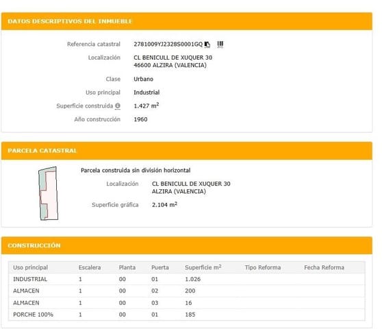 Local Commercial à vendre à Alzira - 159 000 € (Ref: 9427634)