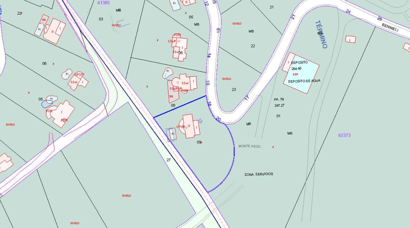 Terreno Não Urbanizado para venda em Denia - 171 000 € (Ref: 9427642)