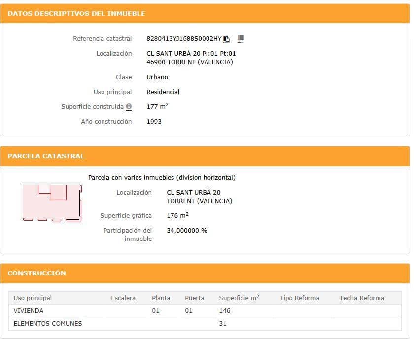 3 bedroom Flat for sale in Torrent - € 127,000 (Ref: 9427659)