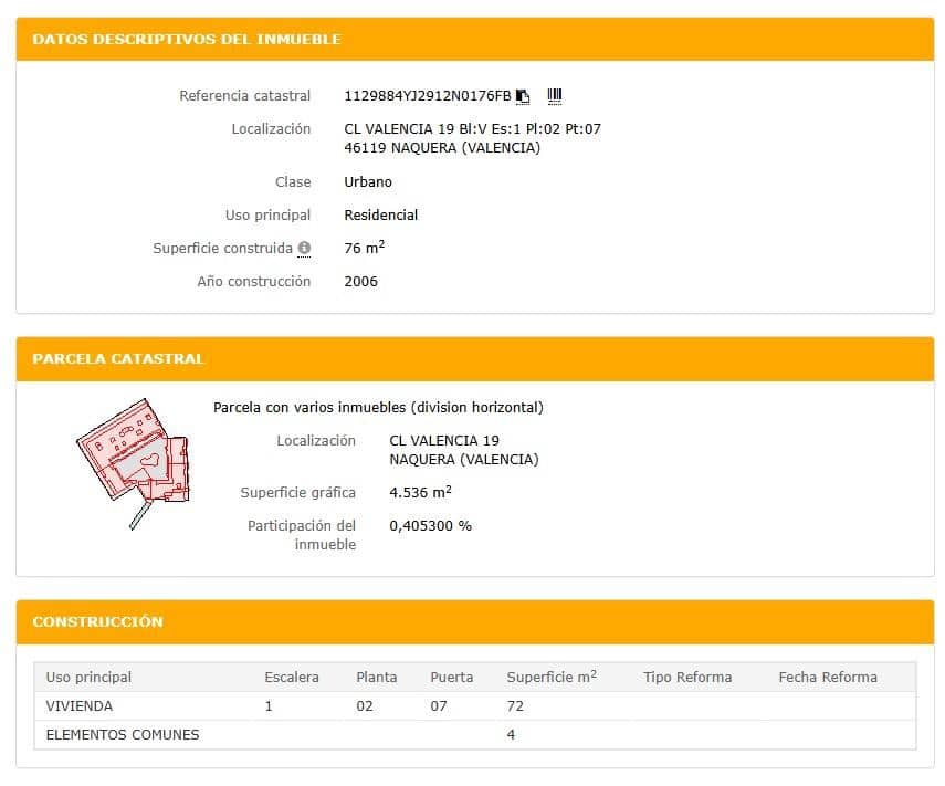 3 makuuhuone Asunto myytävänä paikassa Naquera mukana 
autotalli - 155 500 € (Ref: 9427669)