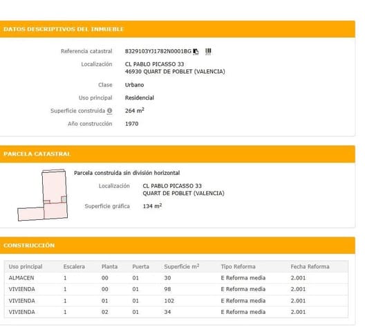 4 slaapkamer Villa te koop in Quart de Poblet - € 75.000 (Ref: 9427723)