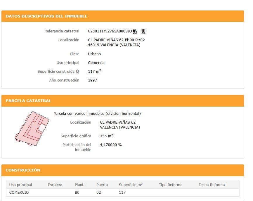 1 Zimmer Firma/Unternehmen zu verkaufen in Valencia Stadt - 95.000 € (Ref: 9427750)