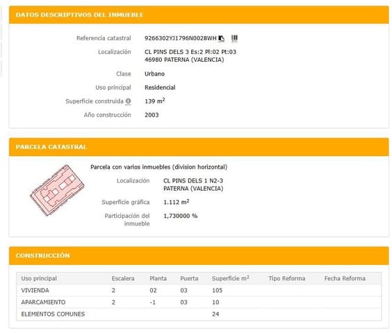 Piso de 3 habitaciones en El Alborgí, Paterna en venta - 175.000 € (Ref: 9427786)