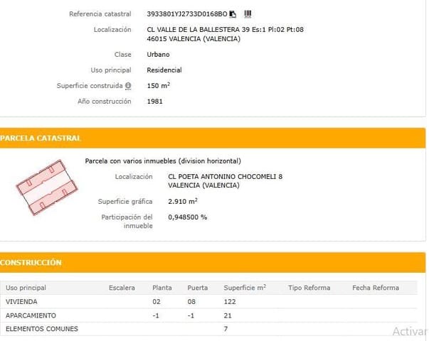 4 bedroom Flat for sale in Campanar, Valencia city with garage - € 328,000 (Ref: 9427858)