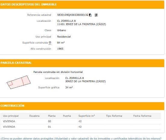 2 makuuhuone Huvila myytävänä paikassa Jerez de la Frontera - 65 000 € (Ref: 9525710)